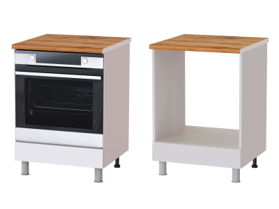 Кухонный шкаф под духовку 600 Плейона (белый) Кухонный шкаф под духовку 600 Плейона (белый)