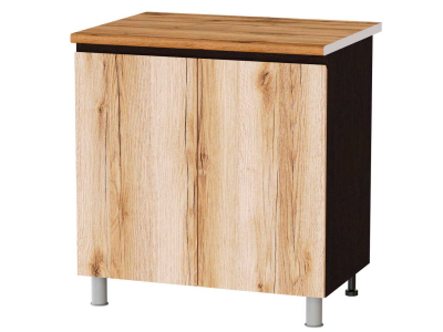 Кухонный шкаф нижний 800 Плейона (венге/дуб делано) Кухонный шкаф нижний 800 Плейона (венге/дуб делано)