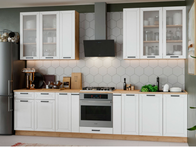 Белая кухня 3.1 метра "Альфа"