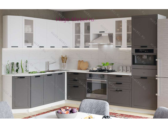 Угловой кухонный гарнитур 210х300 "Альфа"