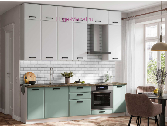 Кухня трехуровневая 2.6 метра "Призма"