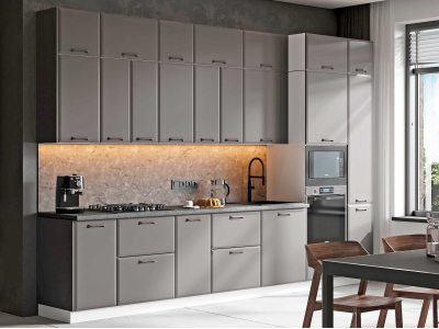 Кухня 3.5 метра "Призма" высотой 2.5 метра