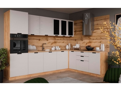 Угловая кухня 300х210 "Сахара"