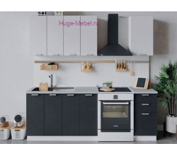 Кухня 1.6 метра "Бетон"