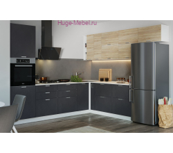 Угловой кухонный гарнитур 280х255 "Бетон"