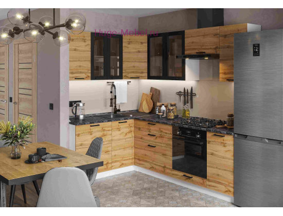 Угловая кухня 240х160 "Пасаденна"