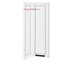 Кухонный фасад Ф-228 холст белый (Альфа)