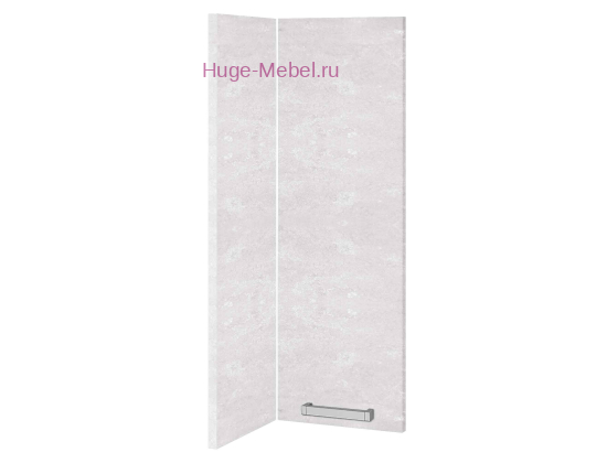 Кухонный фасад Ф-228 бетон снежный (Бетон)