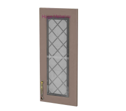 Кухонный фасад Ф-25 дуб кофе (Модена)