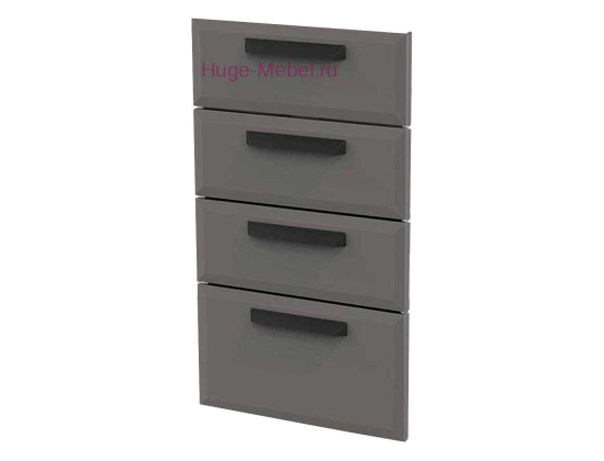 Кухонный фасад Ф-24 асфальт суперматовый (Призма)