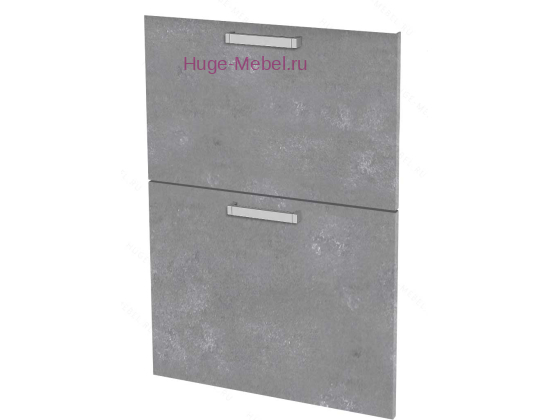 Кухонный фасад Ф-42 бетон темный (Бетон)