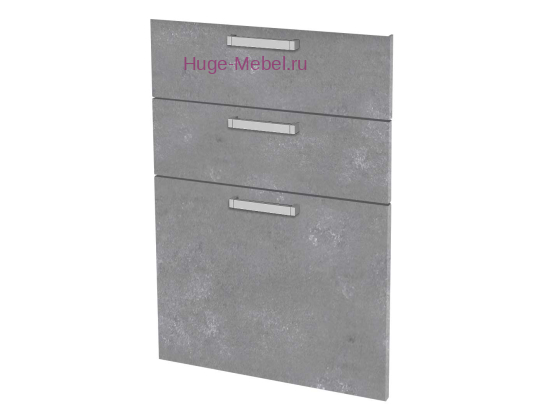 Кухонный фасад Ф-23 бетон темный (Бетон)