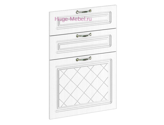 Кухонный фасад Ф-43 дуб белый (Модена)