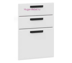 Кухонный фасад Ф-23 белый суперматовый (Призма)