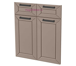 Кухонный фасад Ф-41-М холст латте (Альфа)