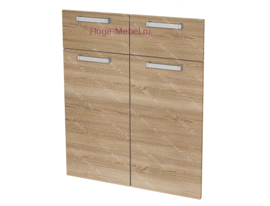 Кухонный фасад Ф-41-М дуб сонома (Бетон)