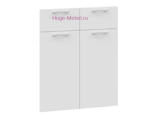 Кухонный фасад Ф-51-М софт вайт (Катрин)