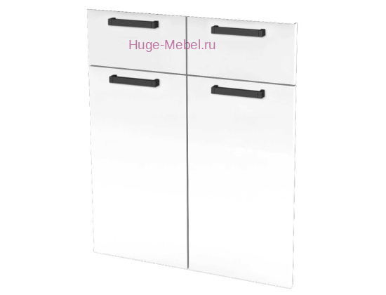 Кухонный фасад Ф-51-М белый бриллиант (Пасаденна)