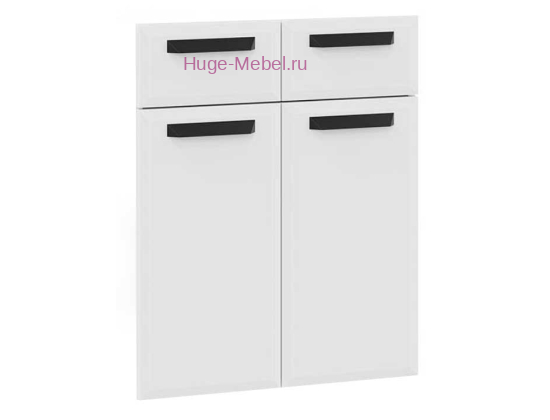 Кухонный фасад Ф-51-М белый суперматовый (Призма)