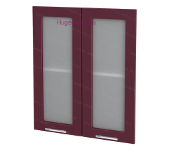 Кухонный фасад Ф-45 бордо глянец (Ксения)