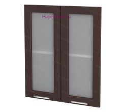 Кухонный фасад Ф-45 шоколад глянец (Ксения)