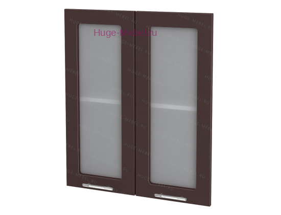 Кухонный фасад Ф-245 шоколад глянец (Ксения)