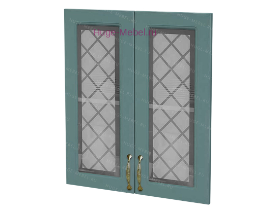 Кухонный фасад Ф-255 дуб бирюза (Модена)