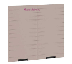 Кухонный фасад Ф-50 холст латте с фрезеровкой (Сахара)