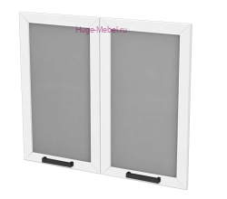 Кухонный фасад Ф-255 холст белый (Альфа)