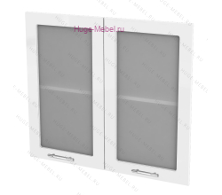 Кухонный фасад Ф-55 белый глянец (Ксения)