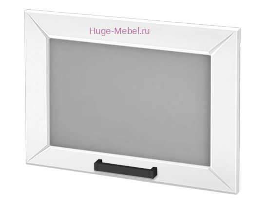 Кухонный фасад Ф-84 холст белый (Альфа)