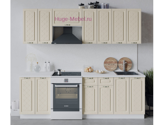 Кухня 240 см "Модена ваниль"