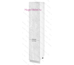 Кухонный пенал напольный 400 Бетон (бетон белый)