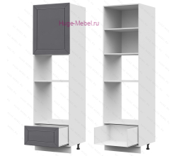 Пенал кухонный для встраиваемой техники 600 Альфа (вулкан)