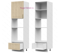 Пенал кухонный для встраиваемой техники 600 Юлия (дуб сонома)