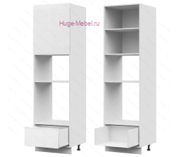 Пенал кухонный для встраиваемой техники 600 Ксения (белый)