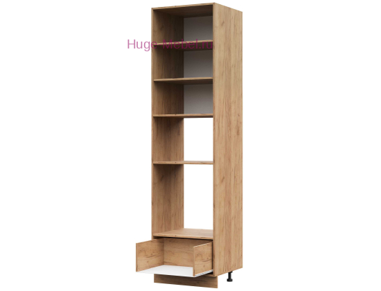 Корпус кухонного пенала для встраиваемой техники 600х2340 ПВ (дуб крафт)