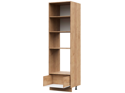 Корпус кухонного пенала для встраиваемой техники 600х2140 ПВ (дуб крафт)