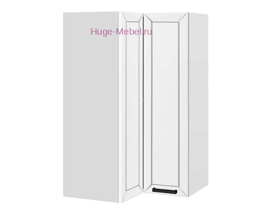 Угловой шкаф верхний прямой высокий 600 Альфа (белый)