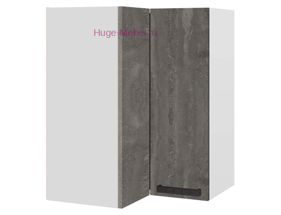 Угловой шкаф верхний прямой 600 Пасаденна (железный камень)