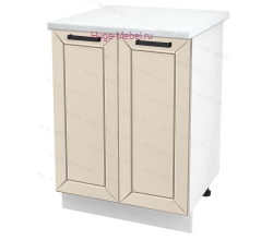 Шкаф кухонный нижний 600 Альфа (брюле)