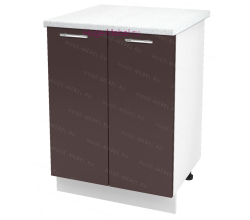 Шкаф кухонный нижний 600 Ксения (шоколад)