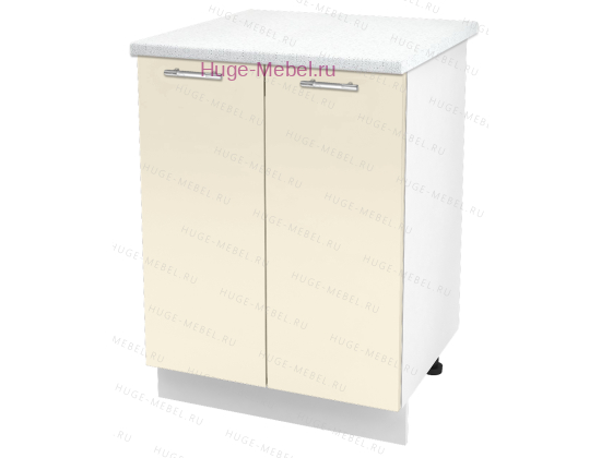 Шкаф кухонный нижний 600 Ксения (ваниль)