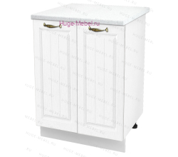 Шкаф кухонный нижний 600 Мария (белый)