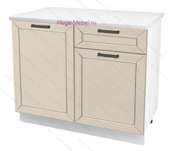 Нижний кухонный шкаф с ящиком  1000 Альфа (брюле)