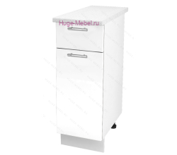 Нижний кухонный шкаф с ящиком  300 Ксения (белый)