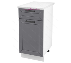 Нижний кухонный шкаф с ящиком  400 Альфа (вулкан)