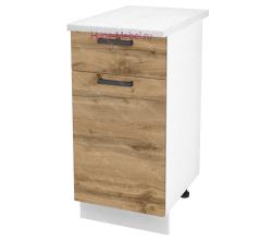 Нижний кухонный шкаф с ящиком  400 Пасаденна (дуб вотан)