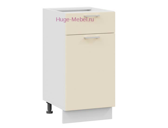 Нижний кухонный шкаф с ящиком 400 Катрин (крем)