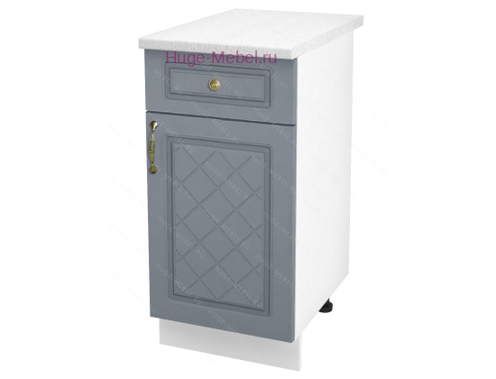 Нижний кухонный шкаф с ящиком  400 Модена (дуб серый)